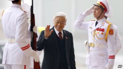 Ông Nguyễn Phú Trọng, 72 tuổi, thuộc phe thân Bắc Kinh, đã giành được chức vụ lãnh đạo một lần nữa sau khi đánh bại Thủ tướng Nguyễn Tấn Dũng.